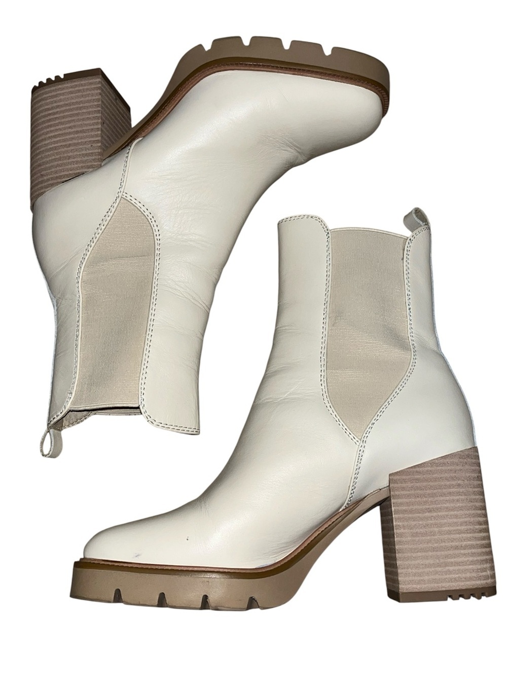 Sam Edelman Rollins Chelsea Boot Modern Ivory Size 8.5M - Picture 8 of 14